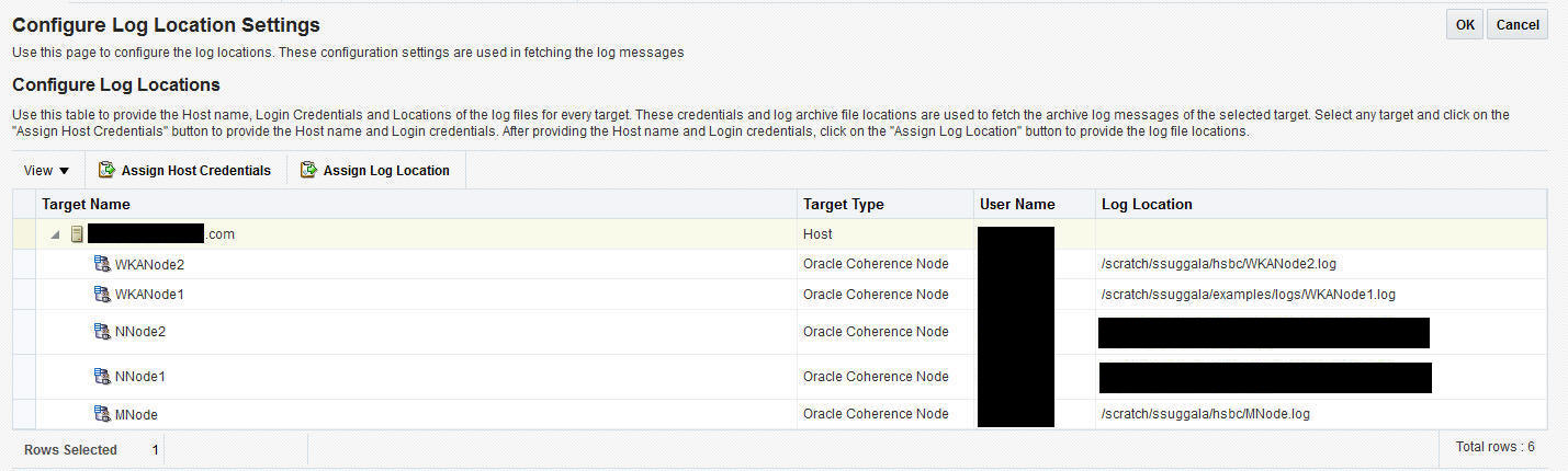 Configure Log Location Settings