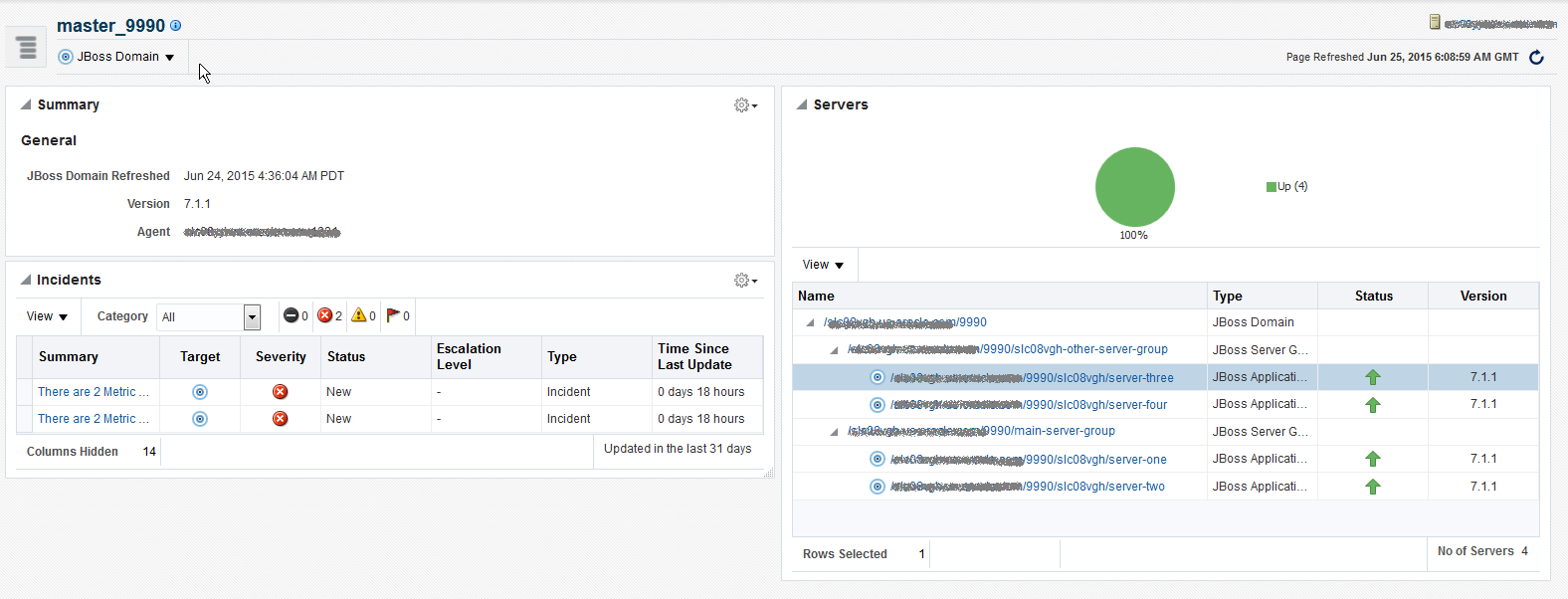 JBoss Domain Home Page