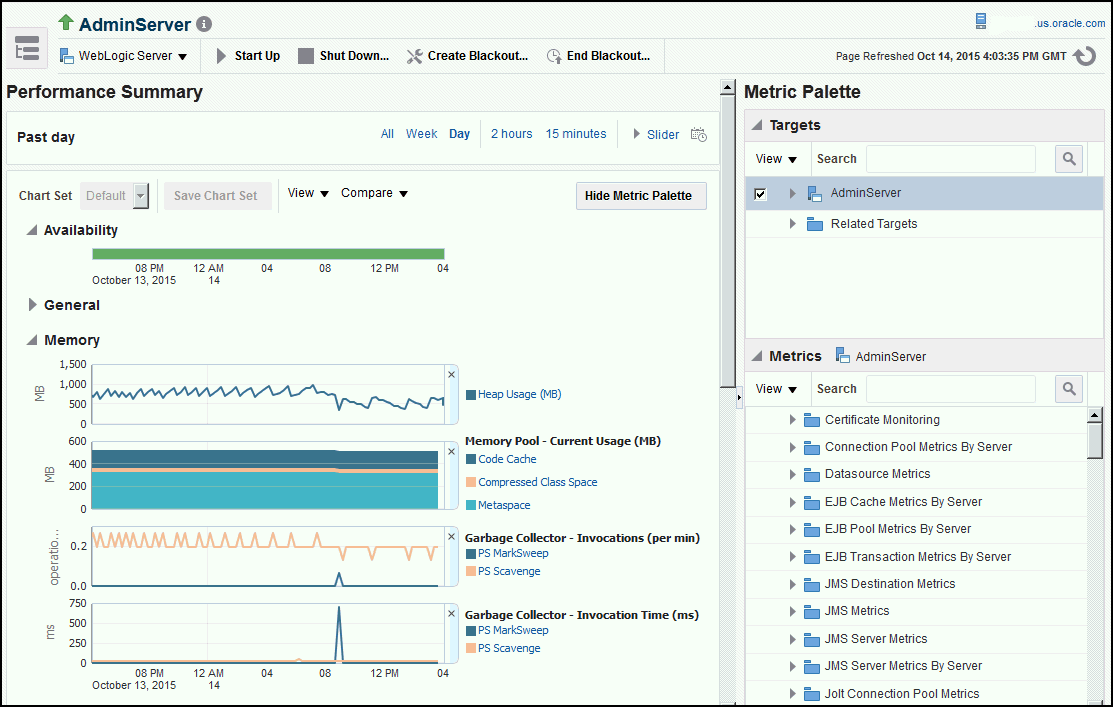 Performance Summary Page