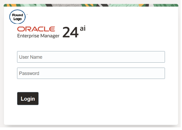 Modify the round logo image to accomodate the allocate space