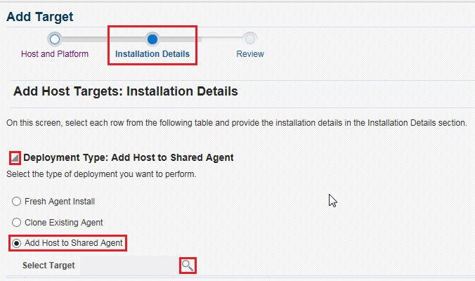 Deploy a Centrally Shared Management Agent