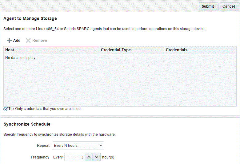 Agent to Manage Storage