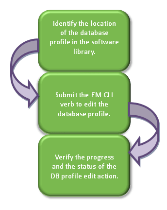 Editing a Database Profile Using EM CLI Verbs Editing a Database Profile Using EM CLI Verbs