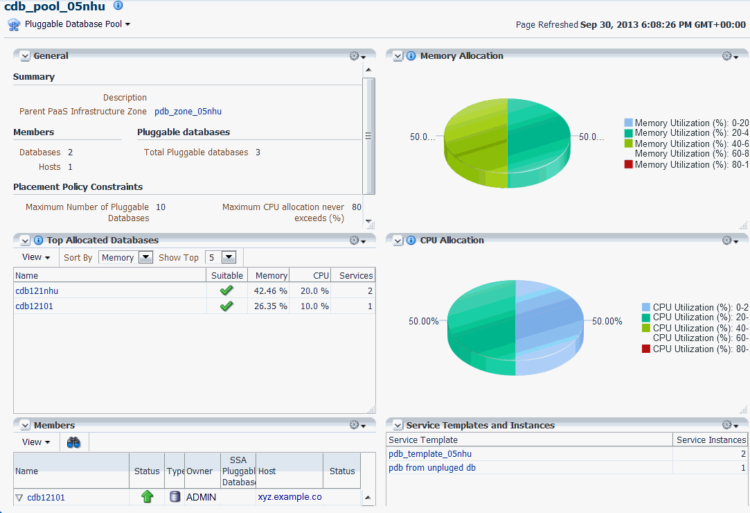 PDB Pool Home Page PDB Pool Home Page
