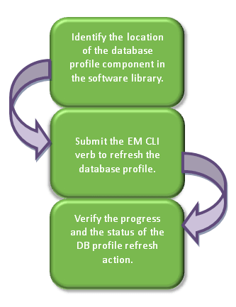 Refreshing a Database Profile Using EM CLI Verbs