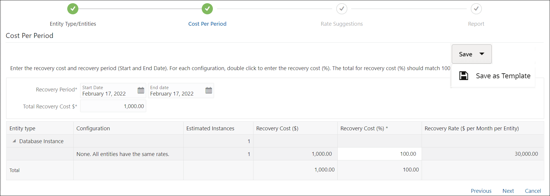 Graphic shows illustrates the Save as Template option. Graphic shows illustrates the Save as Template option.