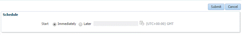 Schedule for resizing storage volume of a database