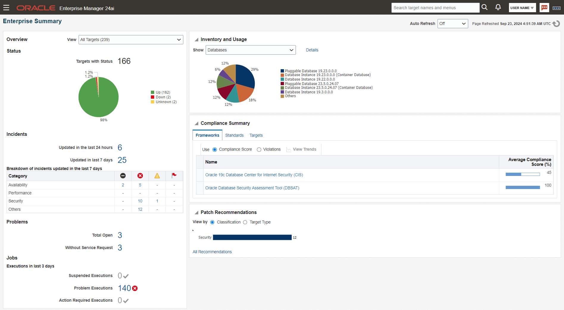 Enterprise Manager Enterprise Manager