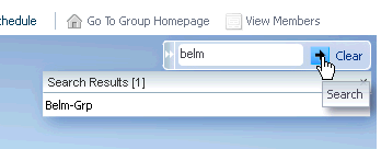 administration Group search administration Group search