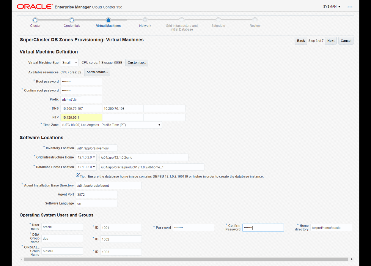This image shows what the virtual machine definition is and where is the software located in your server.