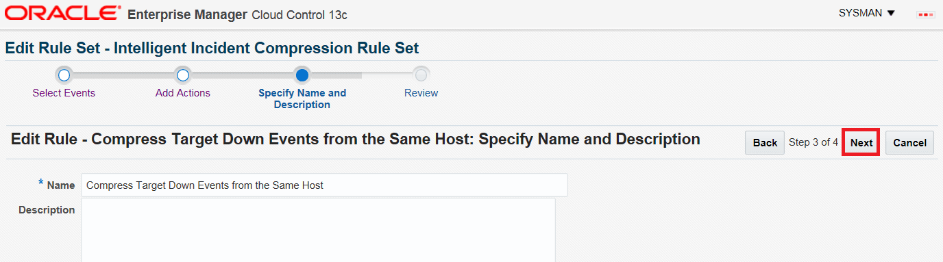 rule name