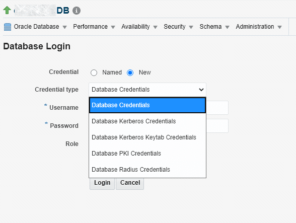 Graphic shows a credential type selector for one-time login.