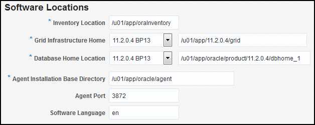 Exadata Provisioning: Software Locations Exadata Provisioning: Software Locations