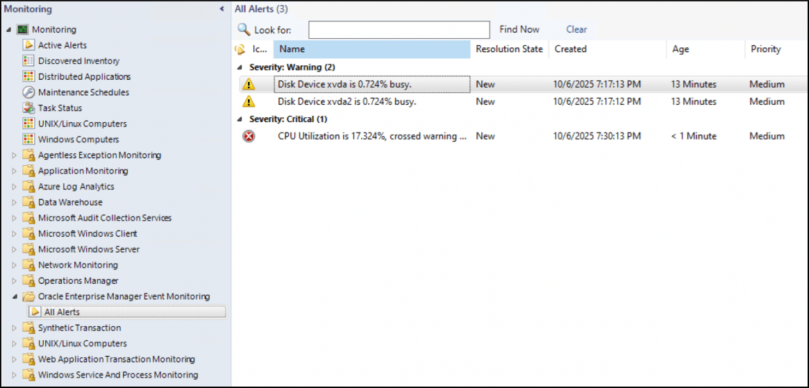 Event Details in the Microsoft SCOM Operations console Event Details in the Microsoft SCOM Operations console