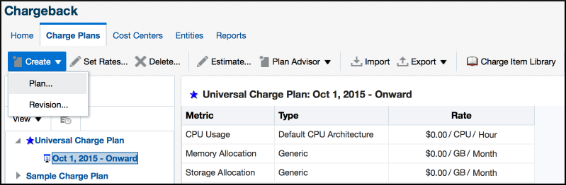 Chargeback Plan Chargeback Plan