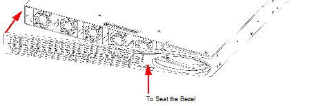 Image Showing Replacing the Front Bezel