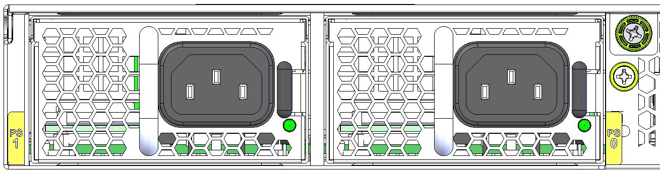 Diagram showing Removing the Power Cords