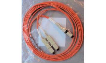 Image showing an orange multi mode SX transceiver