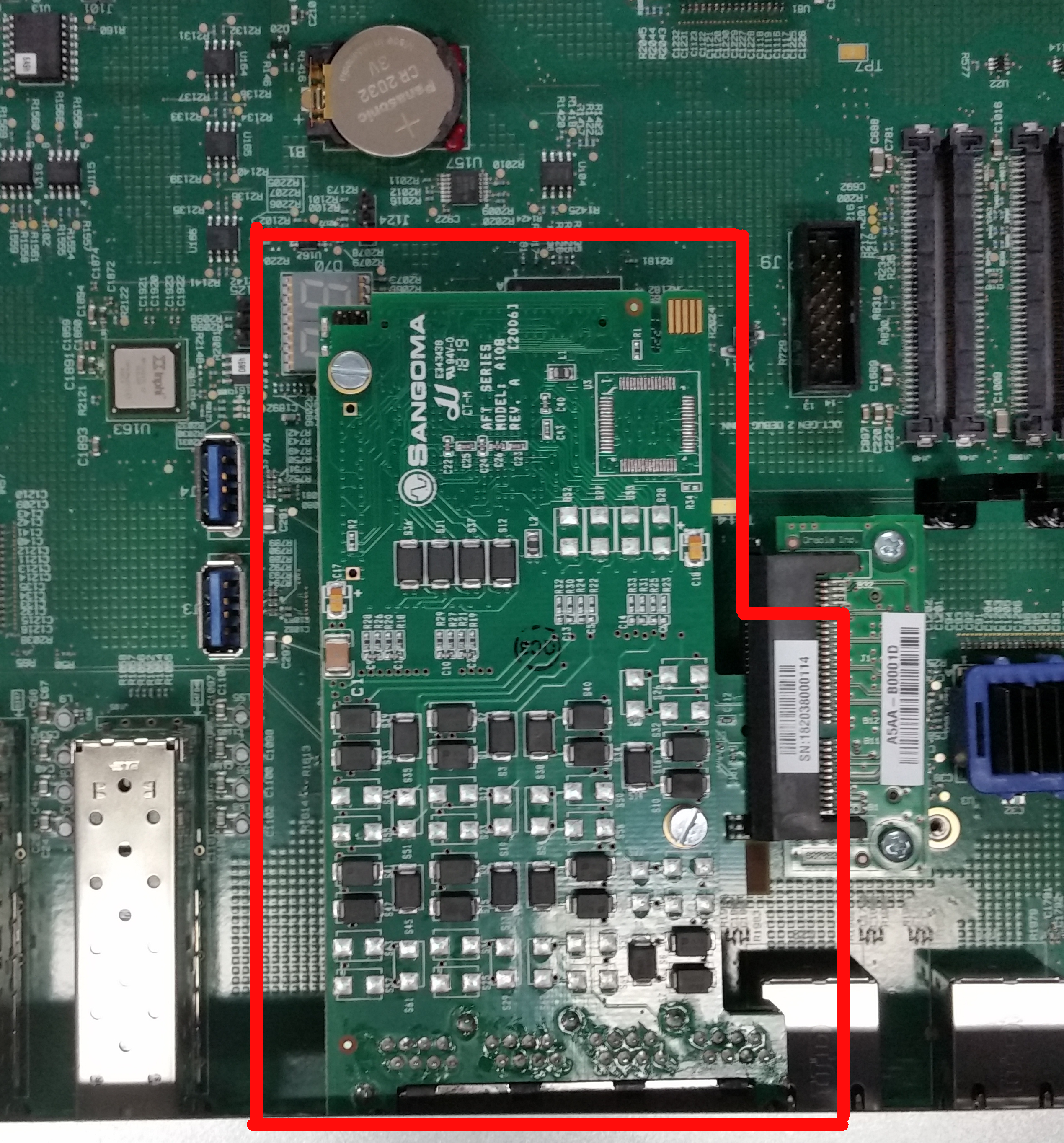 New Sangoma TDM card New Sangoma TDM card