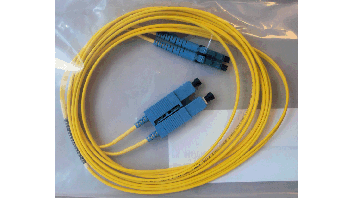 Image showing a yellow single mode LX transceiver