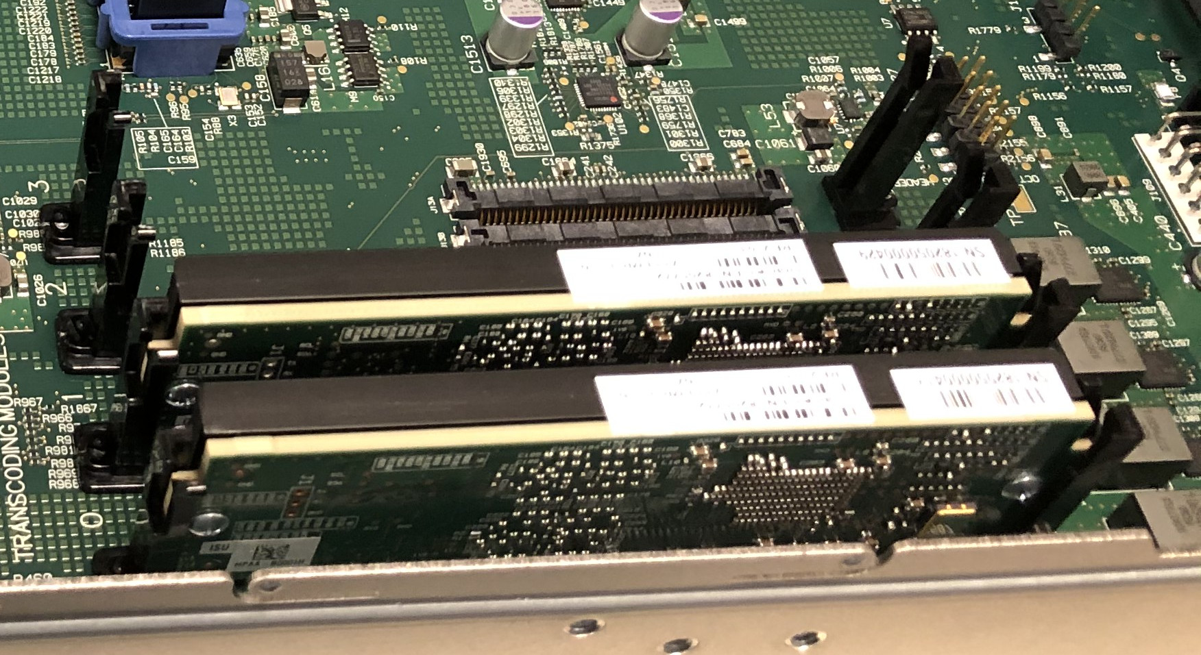 Image showing Installed Transcoding Module