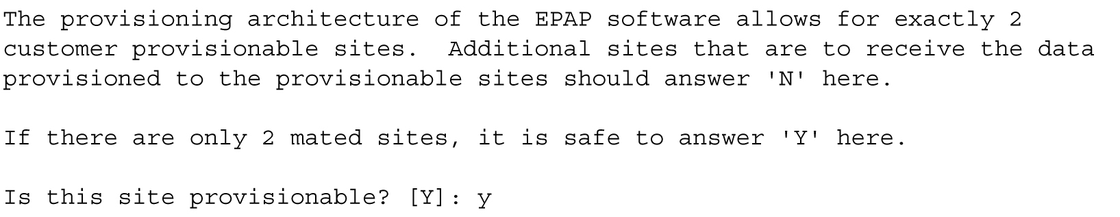 Designating Provisionable or Non-Provisionable MPS Designating Provisionable or Non-Provisionable MPS