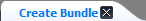 Create Bundle tab with the Close Tab icon, which is an X to the right of the text.