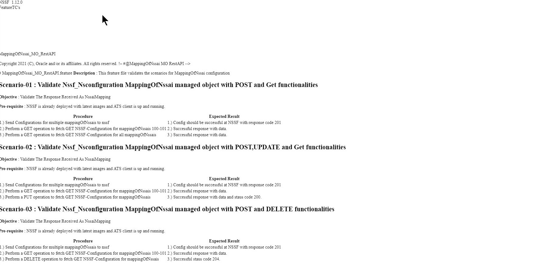NSSF - Documentation sample NSSF - Documentation sample