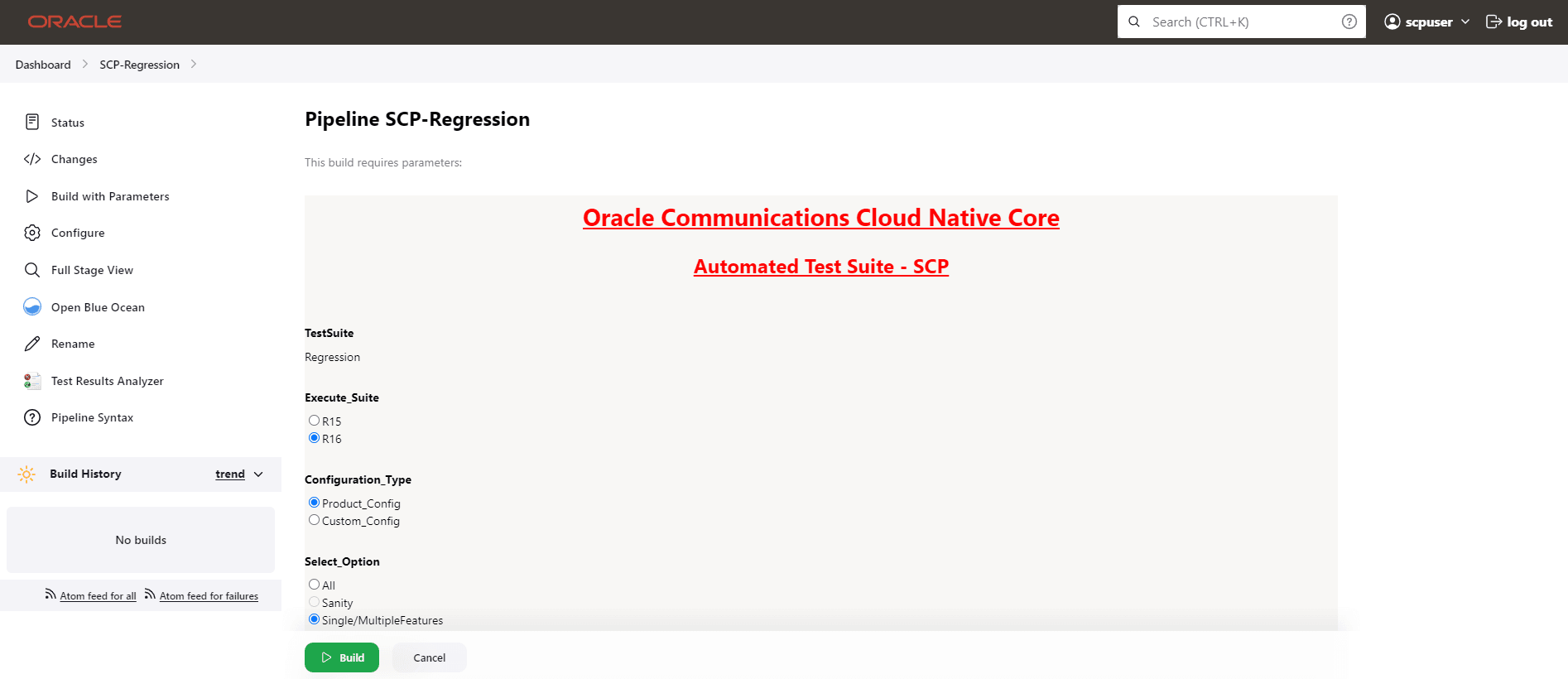SCP-Regression Pipeline SCP-Regression Pipeline