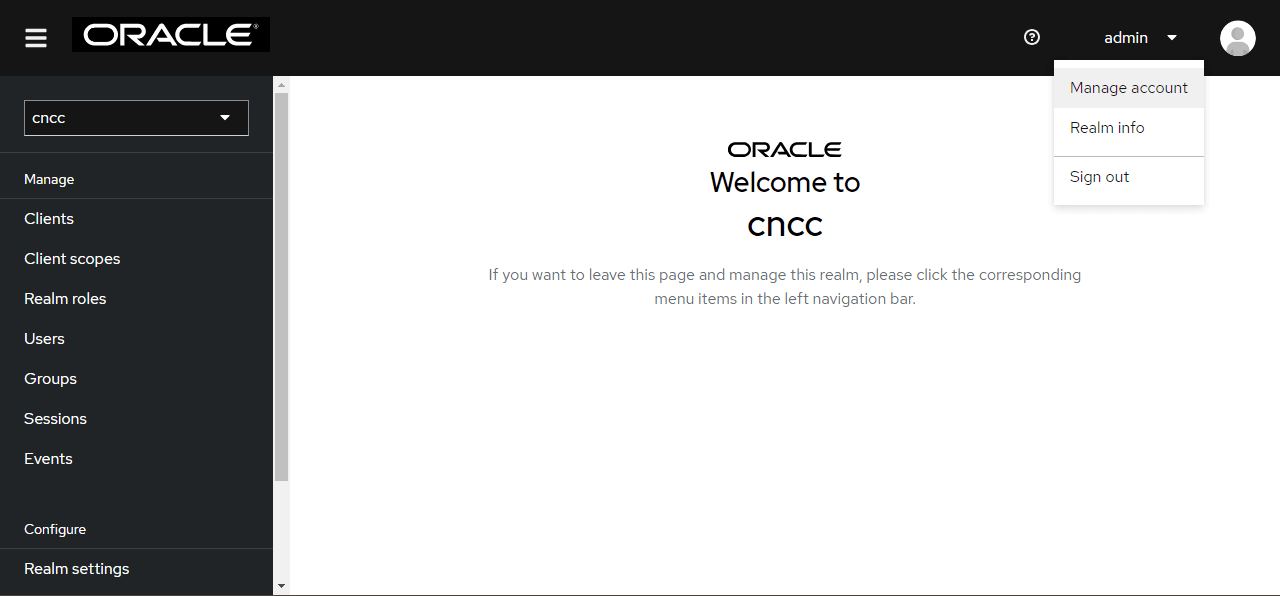 Manage Account
