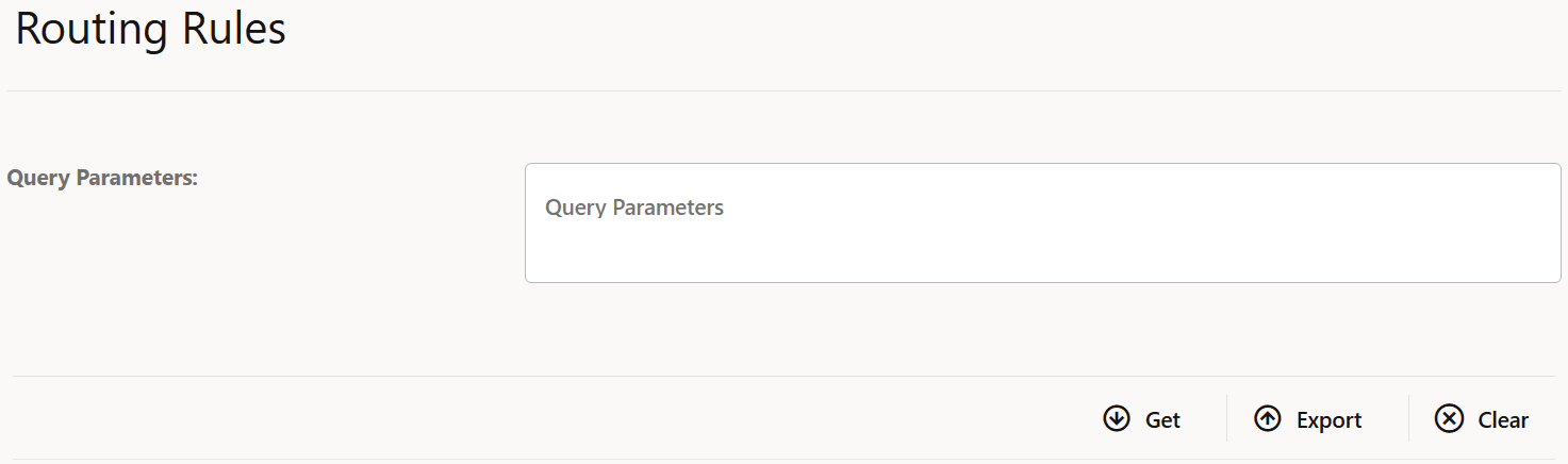 Routing Rules