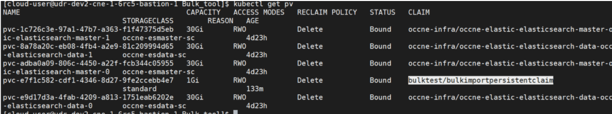 Verifying PV Creation