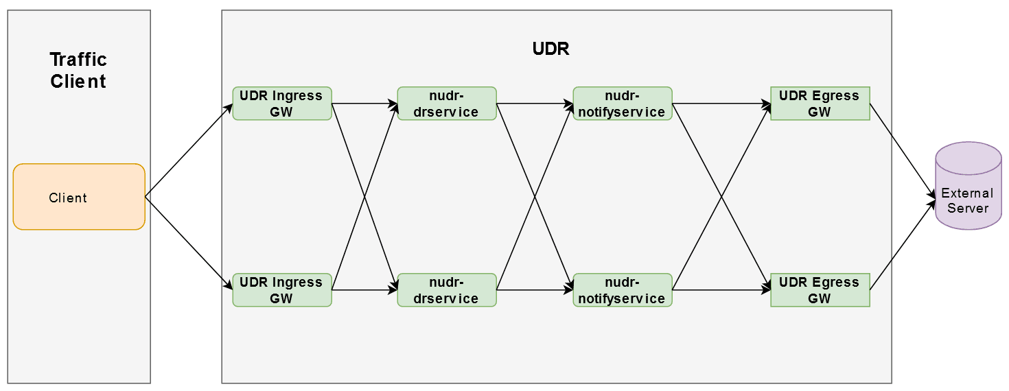 Policy Data Traffic Deployment Model