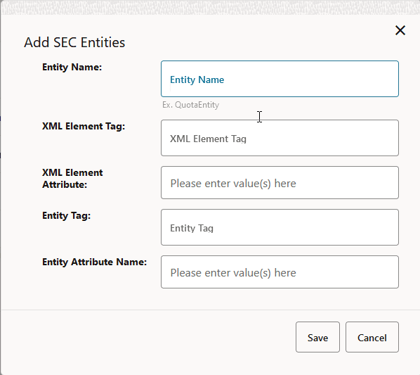 Add Sec Entities