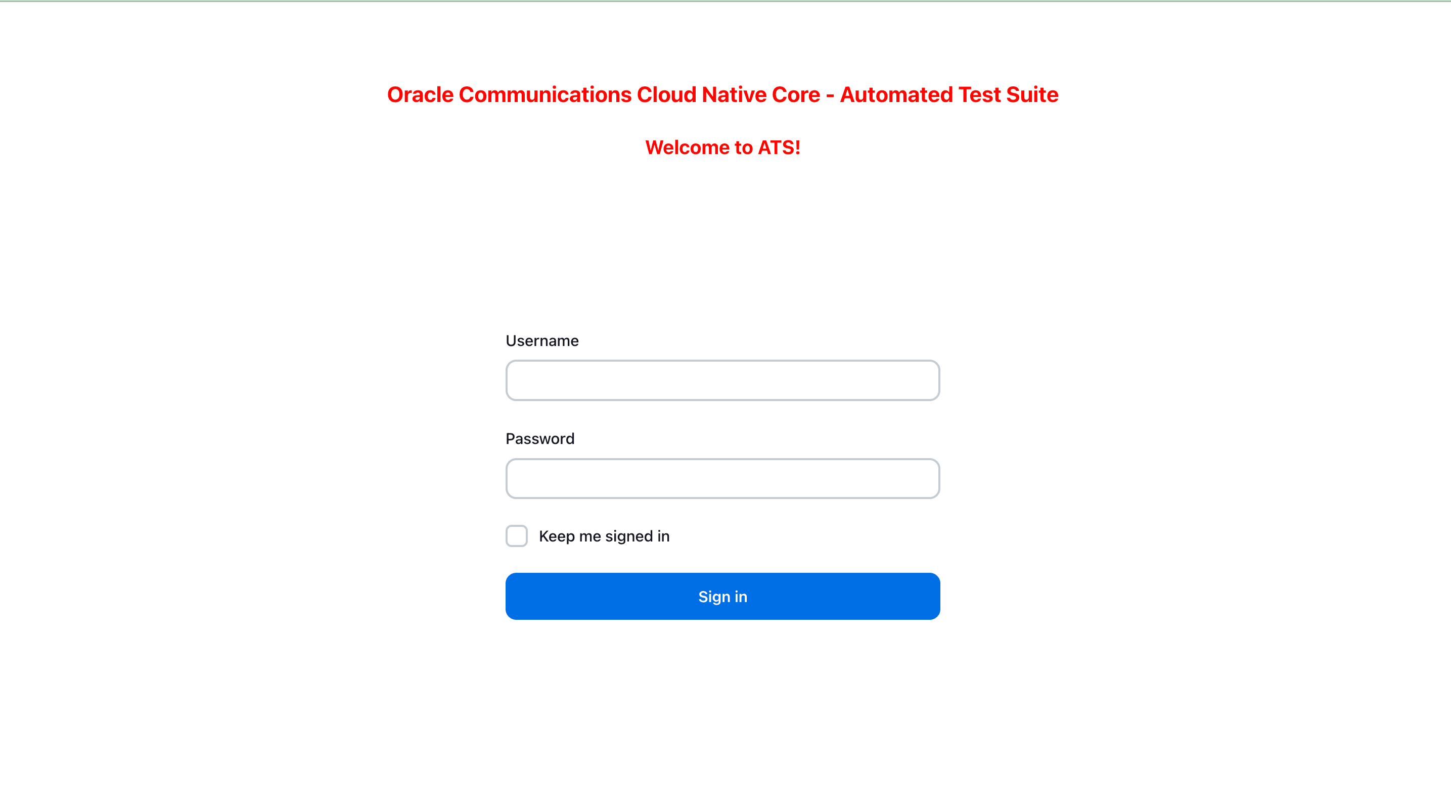 NSSF ATS Login