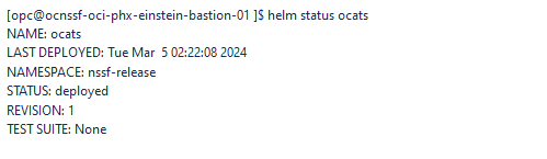Verify ATS deployment