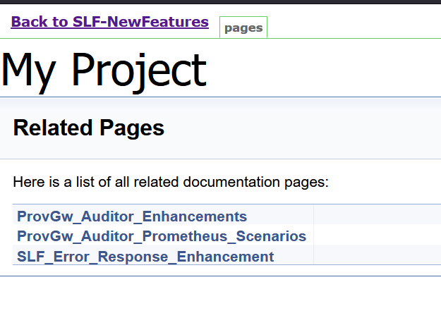 SLF-New Features My Project