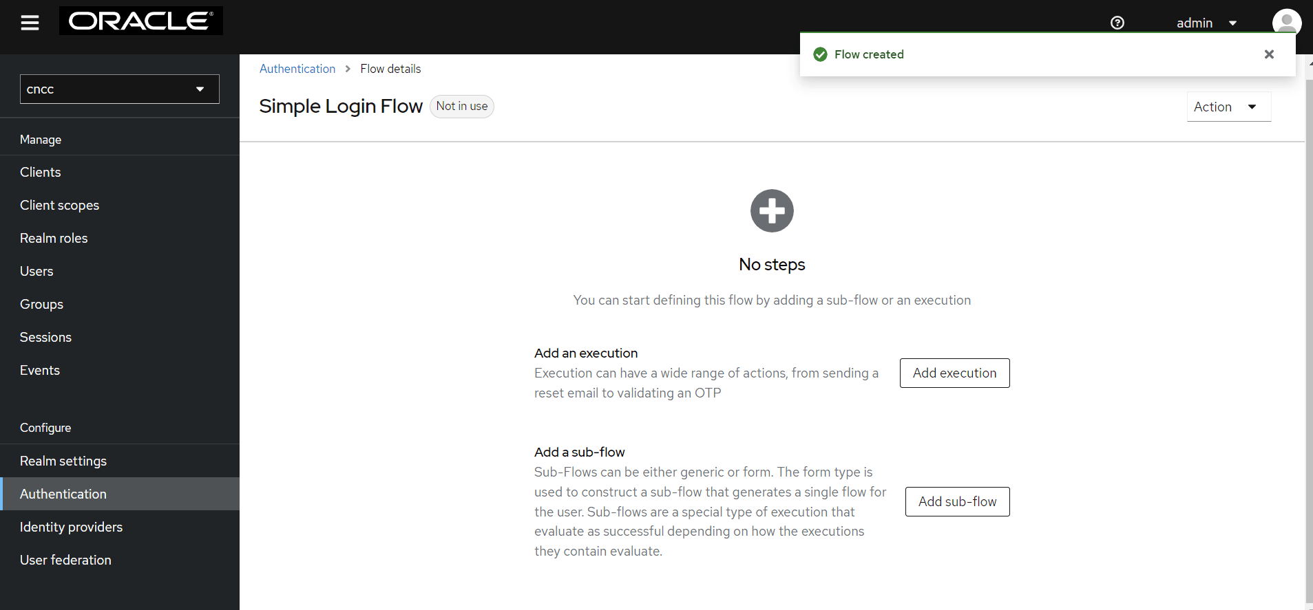 Simple Login Flow