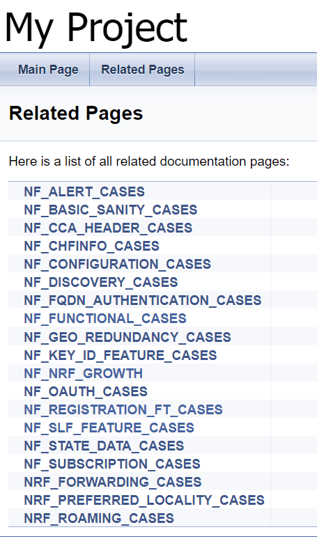 NRF-Regression Documentation