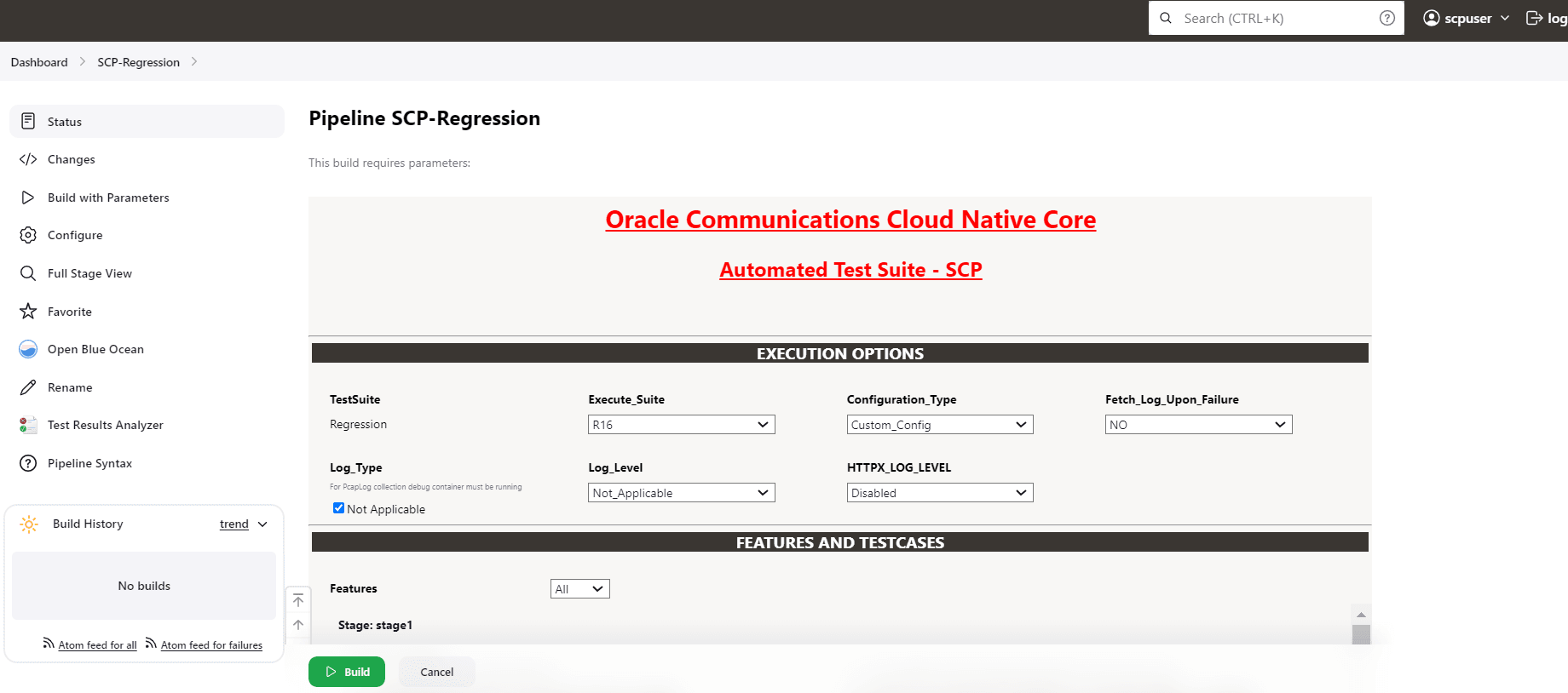 SCP-Regression Pipeline