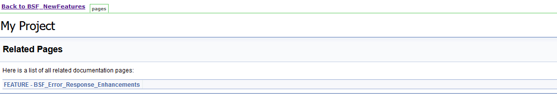 BSF_NewFeatures Feature List Documentation