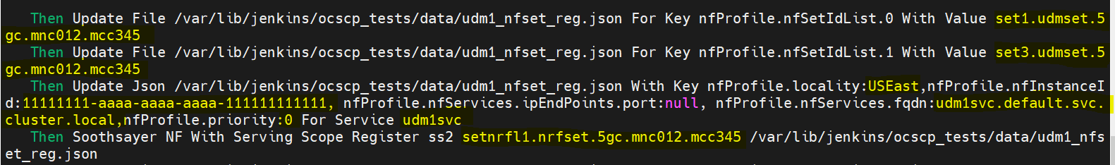 Feature File without Parameterization