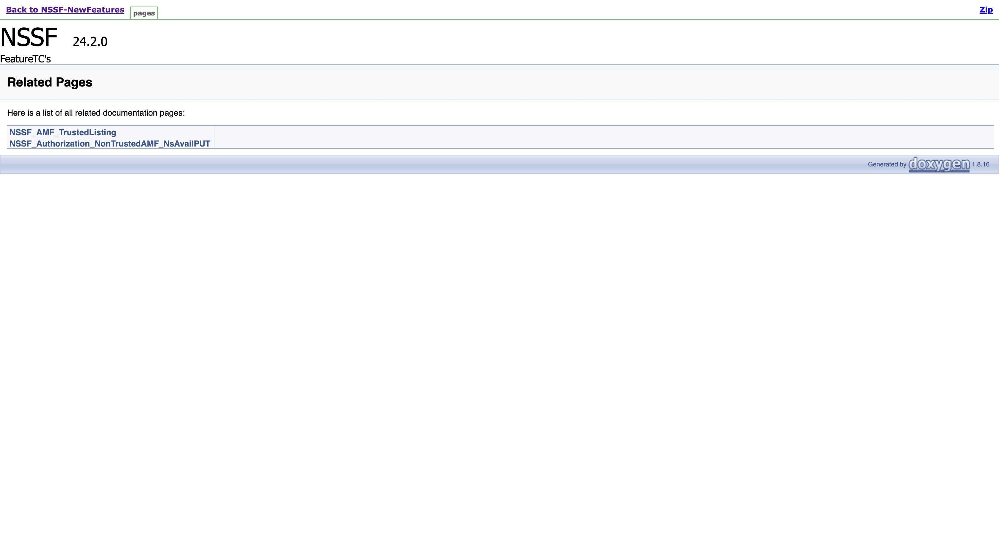 NSSF - Documentation