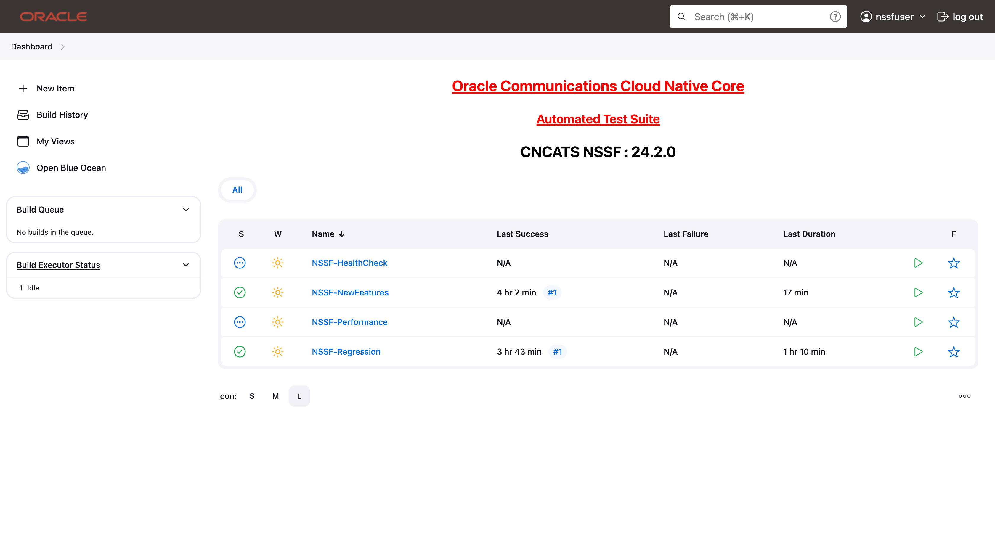 NSSF preconfigured pipelines
