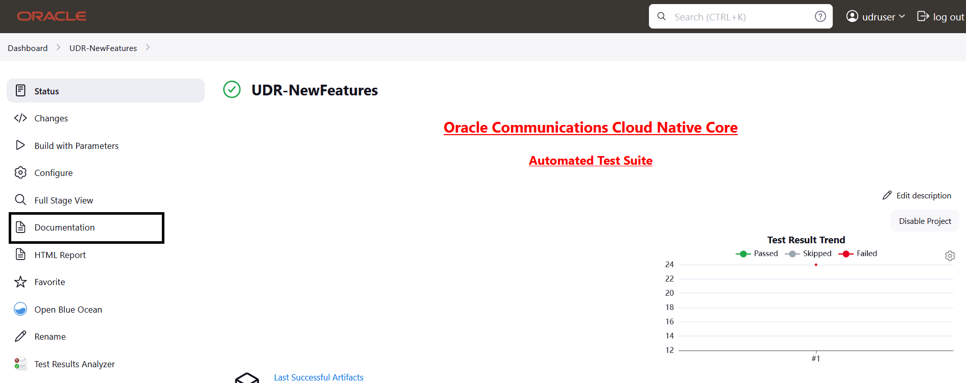 UDR-NewFeatures Documentation