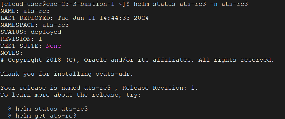 Verifying ATS Deployment