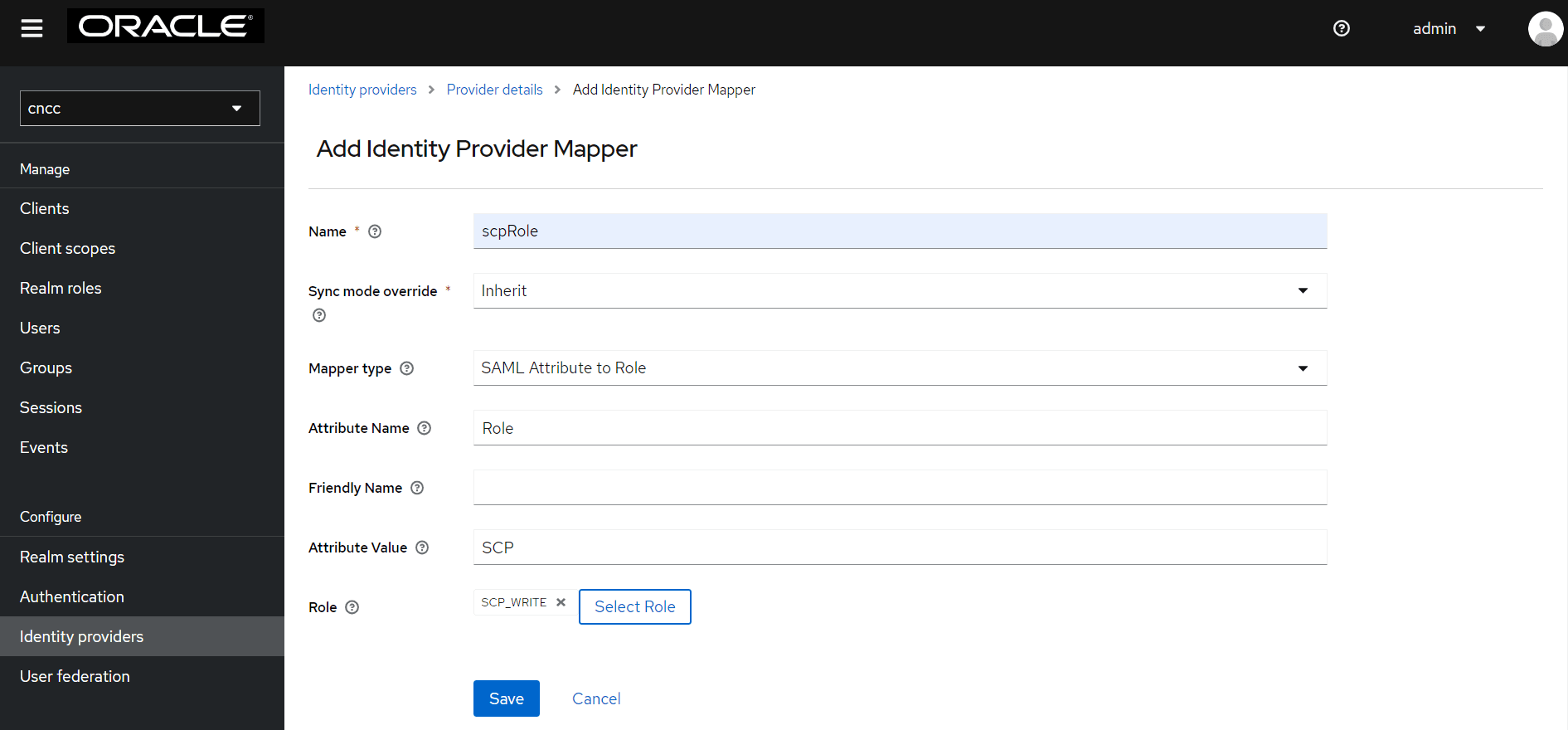 Add Identity Provider Mapper
