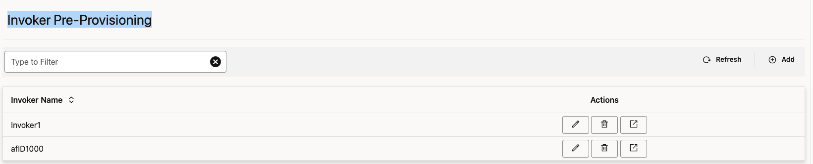 Invoker Pre-Provisioning