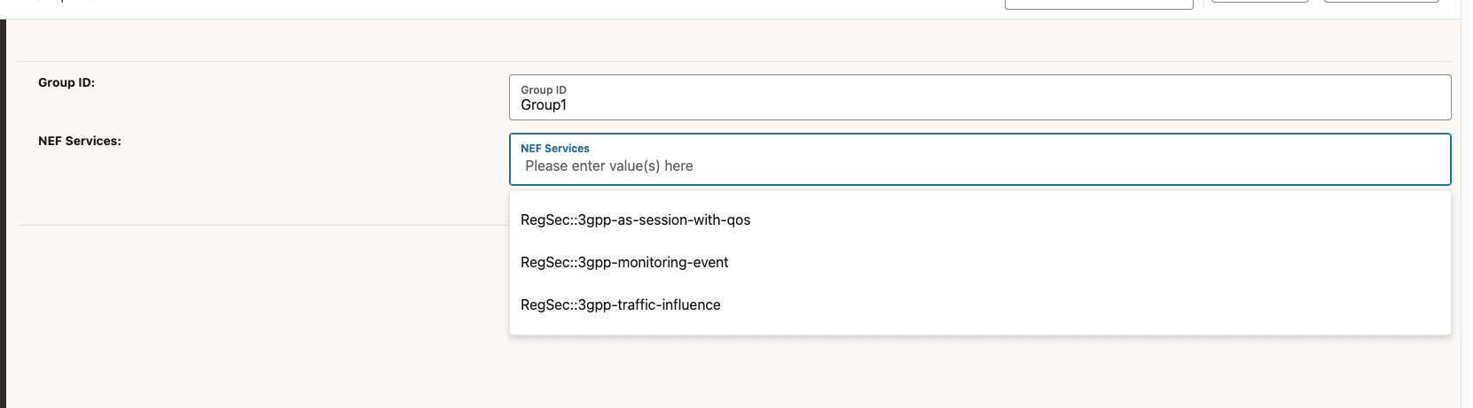 Adding Discovery Group
