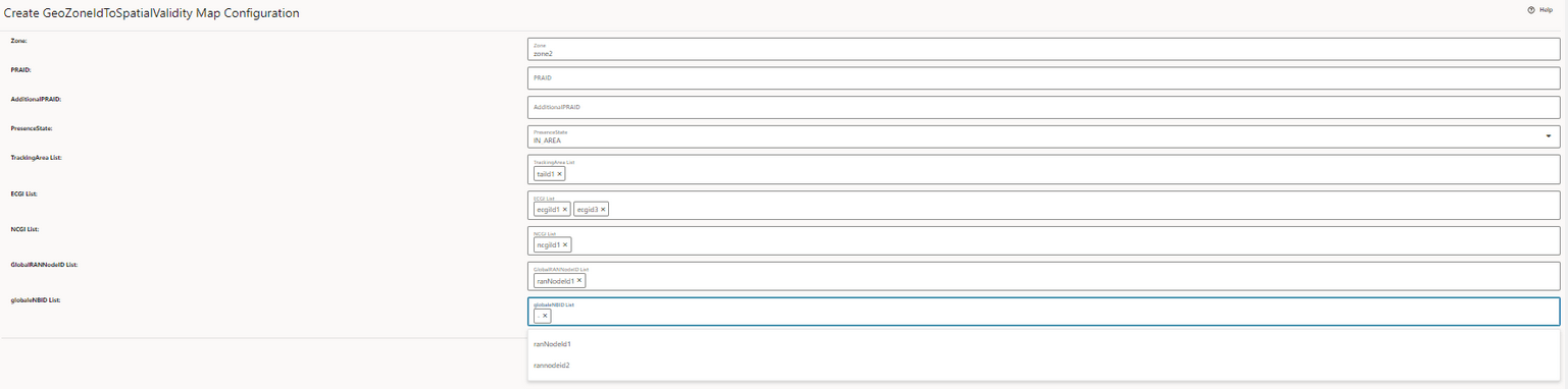 Create GeoZoneIdToSpatialValidity Map Configuration